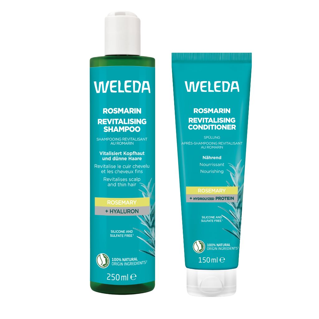 Weleda Revitalising Rosemary Hair Care Shampoo & Conditioner duo